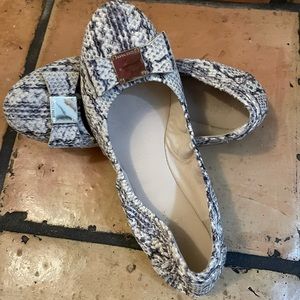 Cole Haan snake skin ballet flats